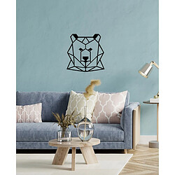 EPIKASA Décoration Murale en Métal Ours 2 pas cher