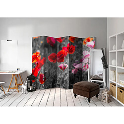 Artgeist Paravent - Red Poppies II [Room Dividers] [225x172]