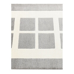 Vidal Tapis de couloir en laine 203x81 gris Darya pas cher