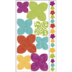 Thedecofactory FLEURS 3D - Stickers FLEURS 3D repositionnables (23 Stickers)