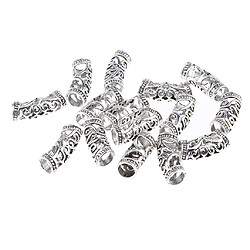 30pcs Perles Dreadlock Tresser Coiffure à Extensions de Cheveux DIY de Bijoux / Bracelet / Colliers