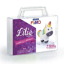 Graines Creatives Coffret pâte polymère Ma première figurine - Lilie la licorne