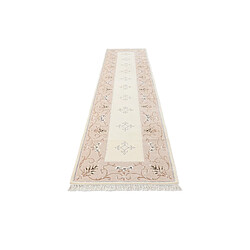 Avis Vidal Tapis de couloir en laine 396x84 beige Darya