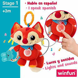 Avis Peluche Hochet Winfun Renard 13,5 x 26,5 x 7,5 cm (6 Unités)