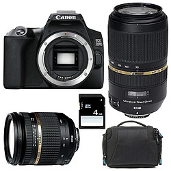 PACK CANON EOS 250D + TAMRON 17-50 VC + TAMRON 70-300 VC USD + Sac + SD 4Go