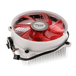 en aluminium 2000 tr / min ordinateur cpu refroidisseur 9 cm radiateur ventilateur pour amd rouge