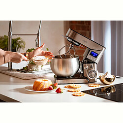 Robot Pâtissier Boulangerie Cuisine Ménager Multifonction Bol Inox 5L 6 Vitesses, 2000, , Camry, CR4223