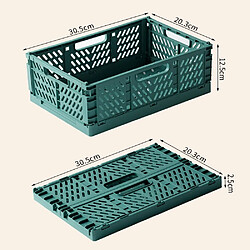 Avis Universal Boîte de rangement en plastique pliable, empilée, maison, cuisine, entrepôt, panier de rangement