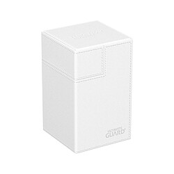 Ultimate Guard Flip`n`Tray 100+ XenoSkin Blanc Boîte de rangement - Texture XenoSkin - Pour cartes standard - Design monochrome