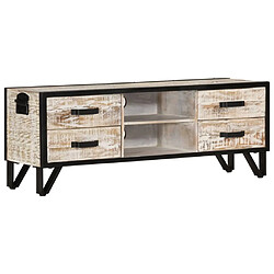 Maison Chic Meuble TV scandinave - Banc TV pour salon 110x30x41 cm Bois d'acacia massif -MN49003