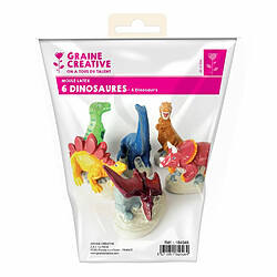 Avis Graines Creatives 6 moules latex dinosaures