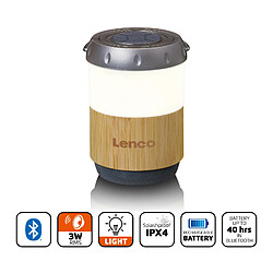 Avis Lenco BTL-030BA - Lanterne avec haut-parleur Bluetooth intégré - Bambou