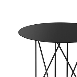 Avis Inside 75 Table basse ronde SHAPE acier coloris noir