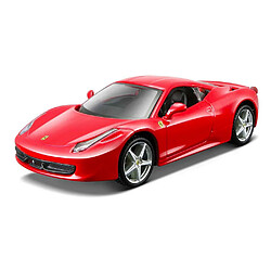 Bburago Modèle réduit de voiture de sport : Ferrari RP 458 Italia rouge : Echelle 1/24