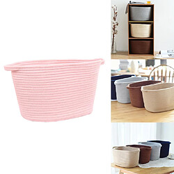 Panier De Rangement Domestique Pliant Pour Vêtements Sales Chapeau Serviettes Rose