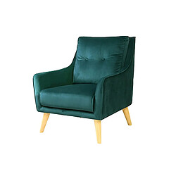 Avis But Fauteuil LAURANNE tissu bleu vert