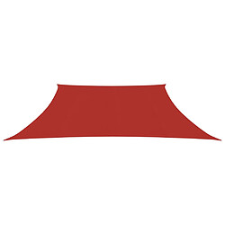 ComfortXL Voile D'ombrage 160 G/m² Rouge 3/4x2 M Pehd