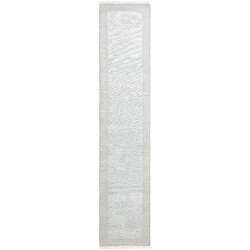 Vidal Tapis de couloir en laine 404x81 gris Darya