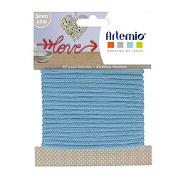 Artemio Fil à tricotin 5 mm x 5 m - bleu ciel