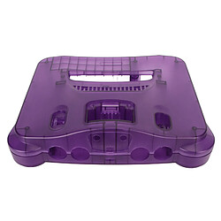 Avis Universal Coque de remplacement pour Console de jeu rétro ABS, coque de remplacement professionnelle robuste pour N64 Transparent violet