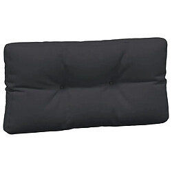 Acheter vidaXL Coussins de palette 5 pcs noir tissu