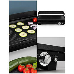 Plancha Grill électrique XXL Design Pro 50cm x 25cm - Anti adhésive - 1800W Plaque de cuisson