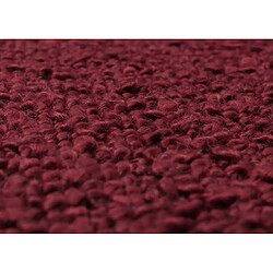 Mendler Lounge-Sessel HWC-K37, Cocktail-/Ohrensessel Polsterstuhl Retro Vintage Stoff Bouclé (600g/m²) Öko-Tex ~ bordeaux