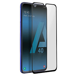 Avizar Film Écran Samsung Galaxy A40 Verre Trempé 9H Biseauté Transparent Bord noir