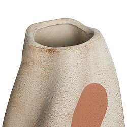 Acheter Beliani Vase à fleurs BATOIDEA Céramique 25 cm Beige clair