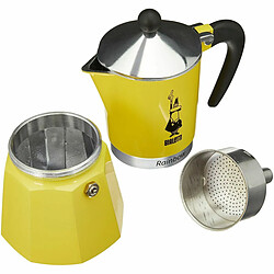 Avis Cafetiere italienne - BIALETTI - RAINBOW - 6 tasses - 0,30 L - Jaune