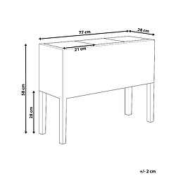 Avis Beliani Cache-pot CARAGANA Polyrotin 77 cm