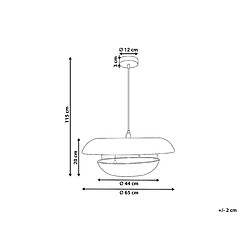 Avis Beliani Lampe suspension KIDEPO Marron