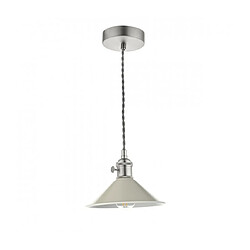 Luminaire Center Suspension Hadano Chrome antique 1 ampoule 117cm