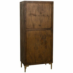 Armoire Alexandra House Living Marron Bois Fer 40 x 180 x 80 cm pas cher