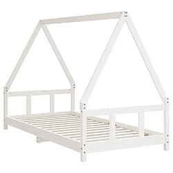 Avis Maison Chic Lit simple Cadre de lit pour enfants,Lit d'Enfant Moderne blanc 90x190 cm bois de pin massif -MN55742