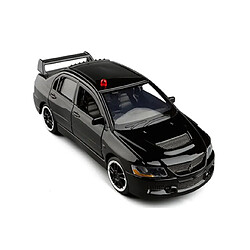 Universal 1/32 Alliage Lanka Conger Evo IX 9 Police Modèle Voiture jouet Simulation Acoustique et Optique Evo X 10 Moulée sous pression Cadeau pour enfants | Voiture jouet moulée sous pression (Noir)