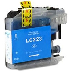 Cartouche d'encre compatible Brother LC221 / LC223 Xl Bleu