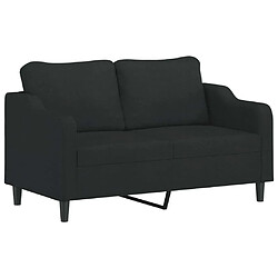 Acheter Maison Chic Ensemble de canapés 2 pcs avec coussins, Canapé droit Sofa pour Salon noir tissu -GKD120320