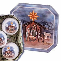 Avis BigBuy Christmas Boules de Noël Multicouleur Papier Polyfoam Naissance/Crèche 7,5 x 7,5 x 7,5 cm (5 Unités)