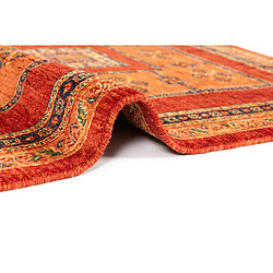 Avis Vidal Tapis de laine 159x111 orange Kashkuli