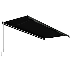 Avis vidaXL Auvent automatique rétractable 500x300 cm Anthracite