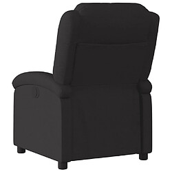 Acheter vidaXL Fauteuil inclinable électrique Noir Tissu