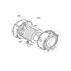 Acheter Bosch CUVE COMPLETE AVEC ROULEMENTS ET JOINT