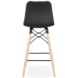 Kokoon Design Tabouret bar déco "detroit mini" kokoon - noir pas cher