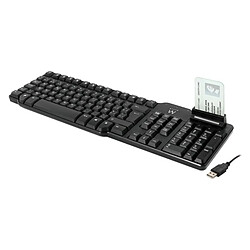 Avis Clavier avec lecteur Ewent EW3252 DNI Noir (Espagnol)