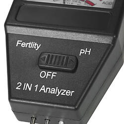 Justgreenbox Mini analyseur de testeur de fertilité de pH-mètre de sol 2 en 1 avec trois sondes pour le jardinage - 32696850938