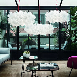 MAMA NON MAMA LARGE-Suspension Cristaflex Ø78cm Transparent Slamp - designé par Adriano Rachele