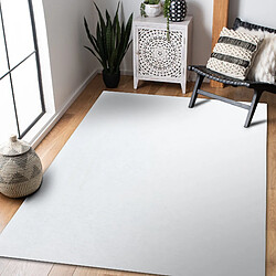 Avis RUGSX Tapis ANTIDÉRAPANT RUMBA 1950 couleur unique blanc 200x300 cm