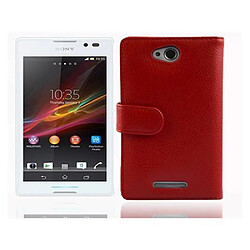 Avis Cadorabo Coque Sony Xperia C Etui en Rouge