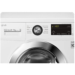 Lave-linge séchant hublot 8 kg 1400 tours/min - f854m22wr - LG pas cher